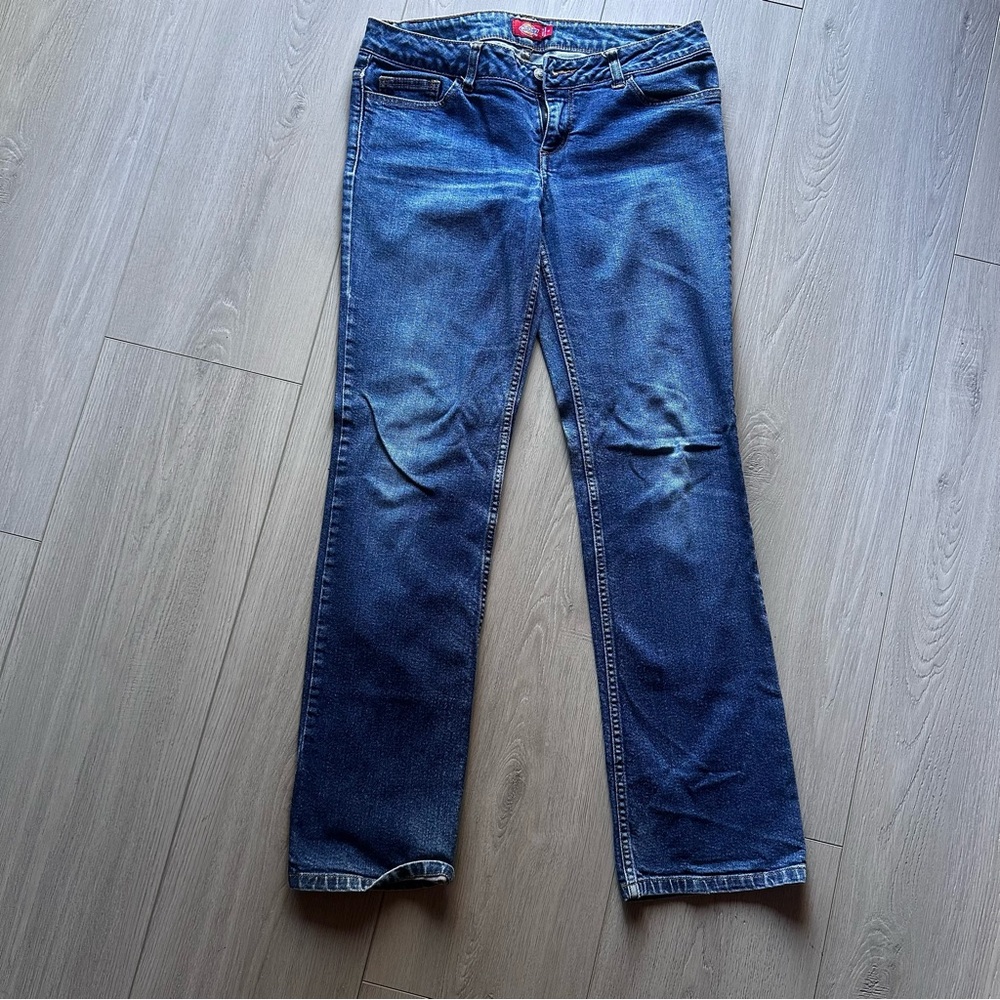 Dickies Women's Straight Leg Low Rise size 11 Jeans - Classic Blue